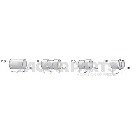 EN40CN304A CONNECTOR-PIPE STR 4"X6" STL ID/ID