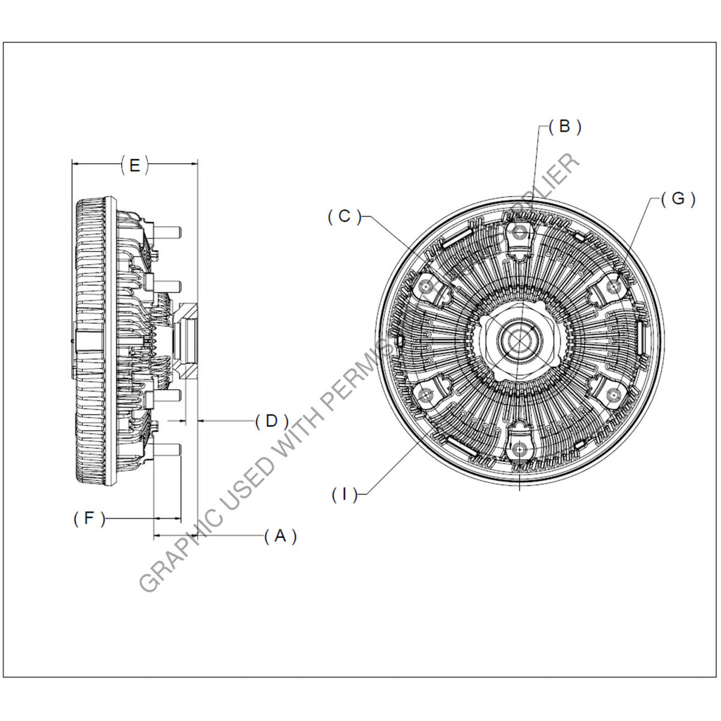 ETN 17637 2 CLUTCH FAN