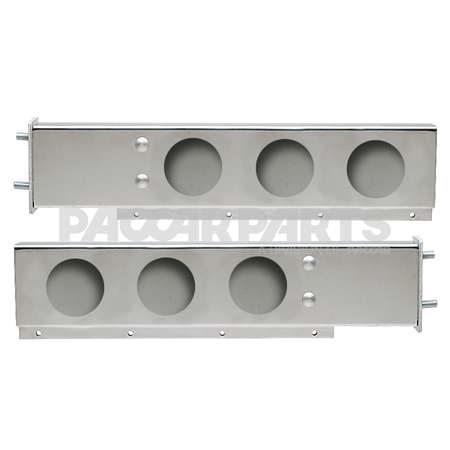 FB00381 SS LIGHT BAR(3X4"HOLES)SPRG LOADED FLAP