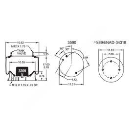 FI  W01M58 8798 AIR BAG