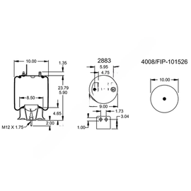 FI  W01 358 1190 SPRING, TRUCK AIR
