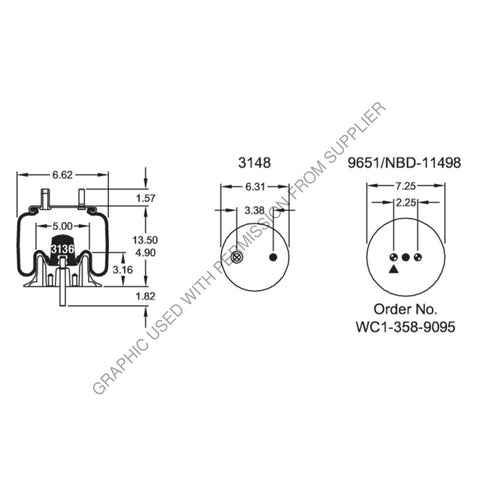 FI  W01 358 2120 AIR SPRING