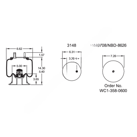 FI  W01 358 5323 AIR SPRING