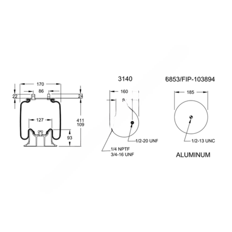 FI  W01 358 5406 AIR SPRING
