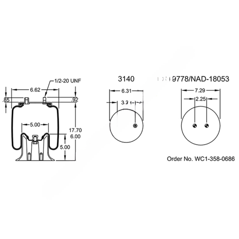 FI  W01 358 5410 AIR SPRING