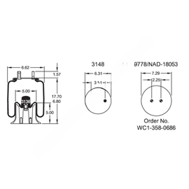 FI  W01 358 5414 AIR SPRING