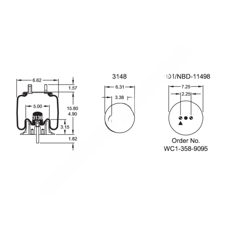 FI  W01 358 5423 AIR SPRING