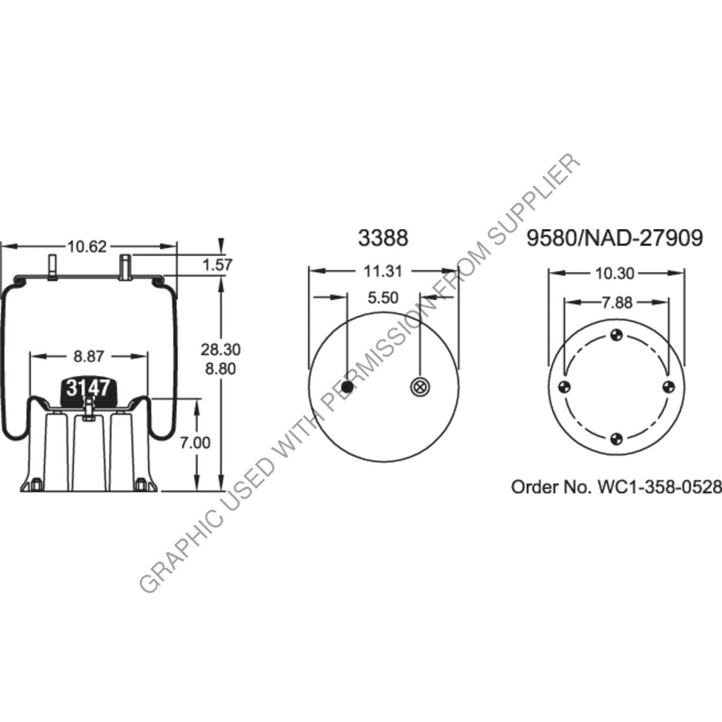 FI  W01 358 5503 AIR SPRING