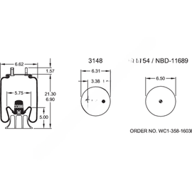 FI  W01 358 5702 AIR SPRING