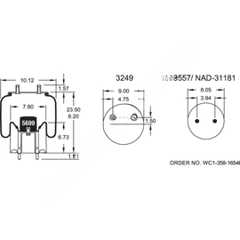 FI  W01 358 6258 AIR SPRING