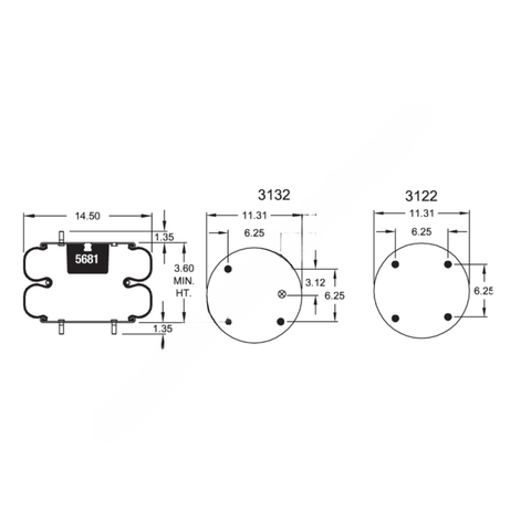 FI  W01 358 6799 AIR SPRING