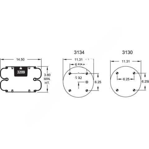 FI  W01 358 6801 AIR SPRING