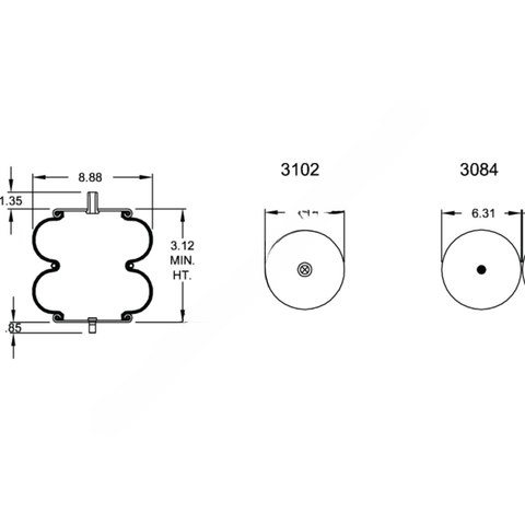 FI  W01 358 6886 AIR SPRING