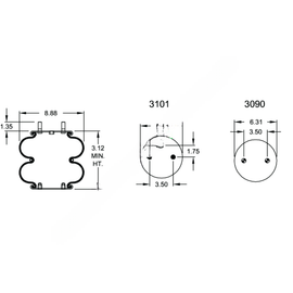 FI  W01 358 6908 AIR SPRING