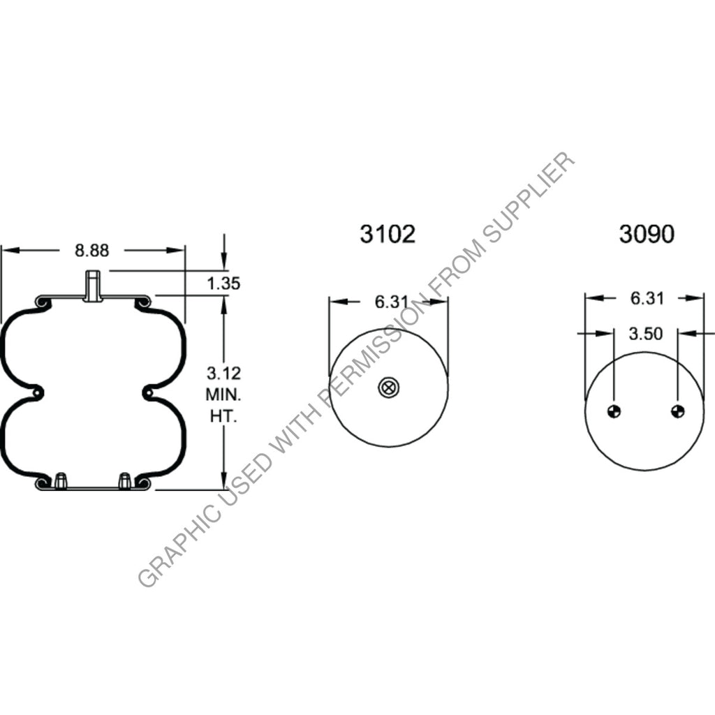 FI  W01 358 6927 AIR SPRING