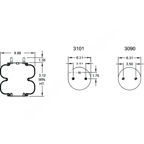 FI  W01 358 6943 AIR SPRING