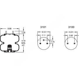 FI  W01 358 6948 AIR SPRING
