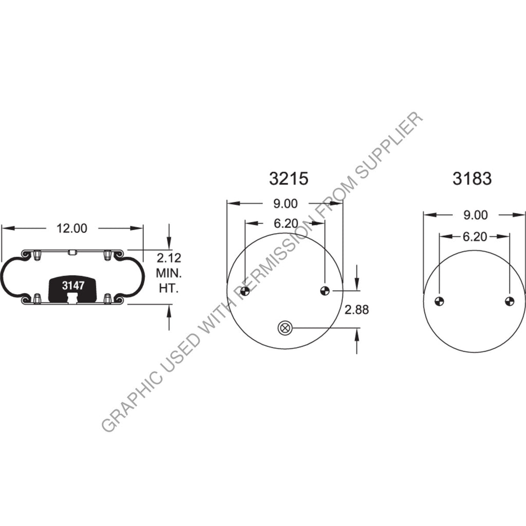 FI  W01 358 7009 AIR SPRING