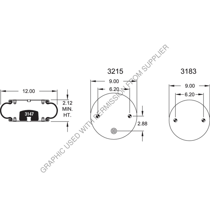 FI  W01 358 7009 AIR SPRING