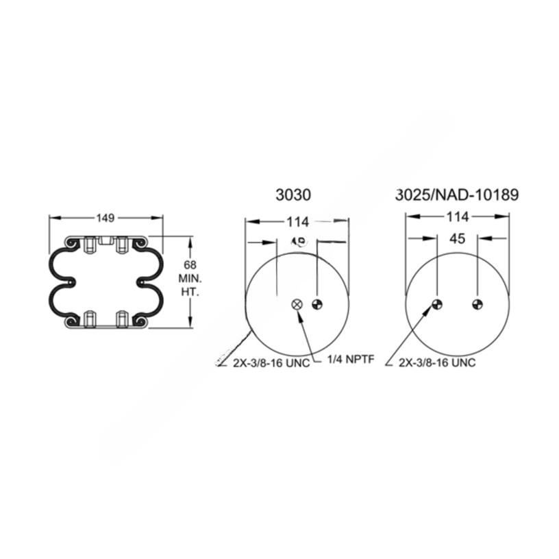 FI  W01 358 7025 AIR SPRING