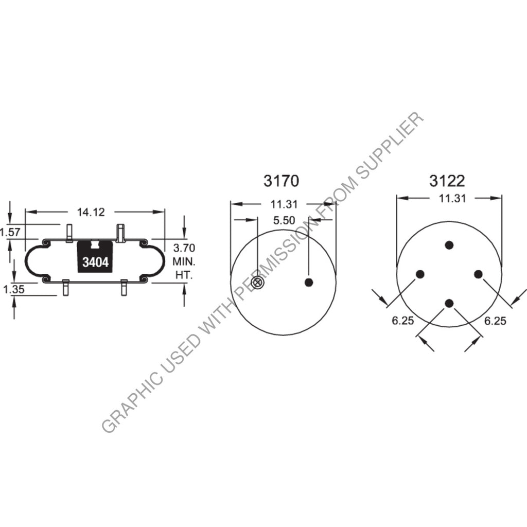 FI  W01 358 7093 AIR SPRING