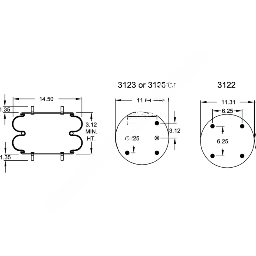 FI  W01 358 7135 AIR SPRING