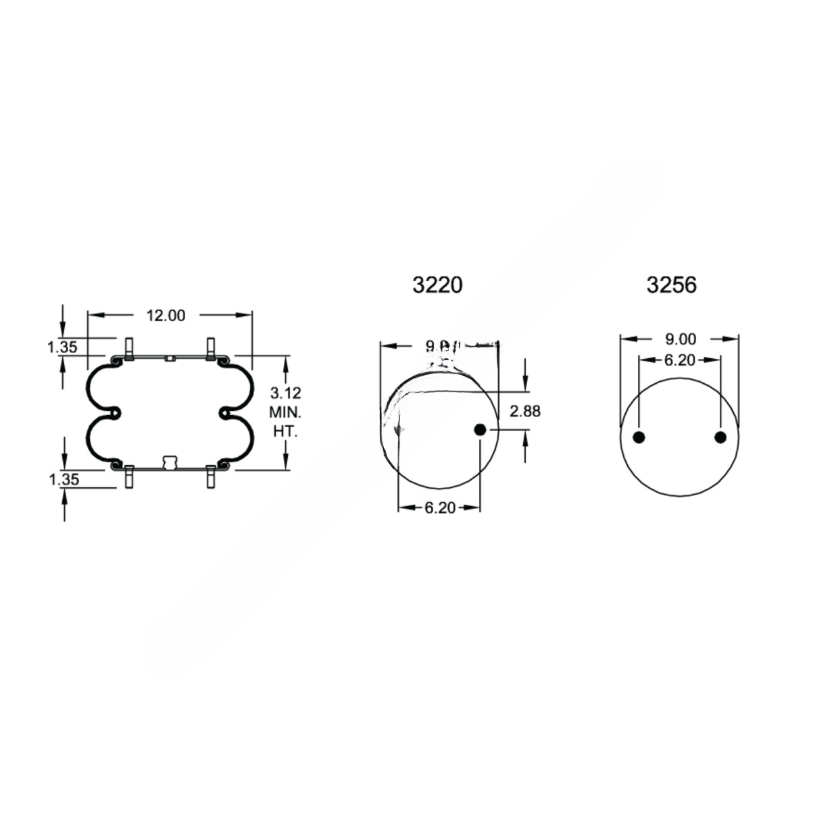 FI  W01 358 7424 AIR SPRING