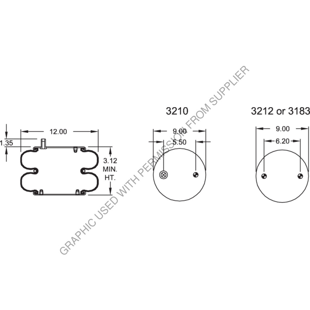 FI  W01 358 7472 AIR SPRING