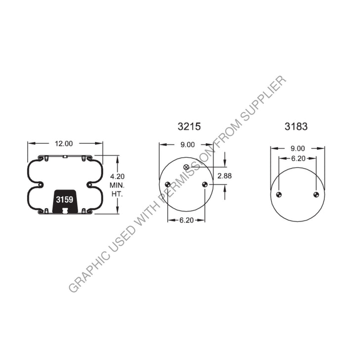 FI  W01 358 7473 AIR SPRING