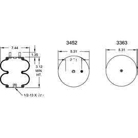 FI  W01 358 7505 AIR SPRING