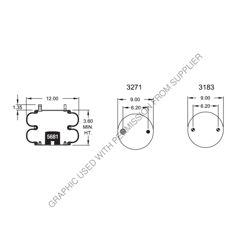 FI  W01 358 7550 AIR SPRING