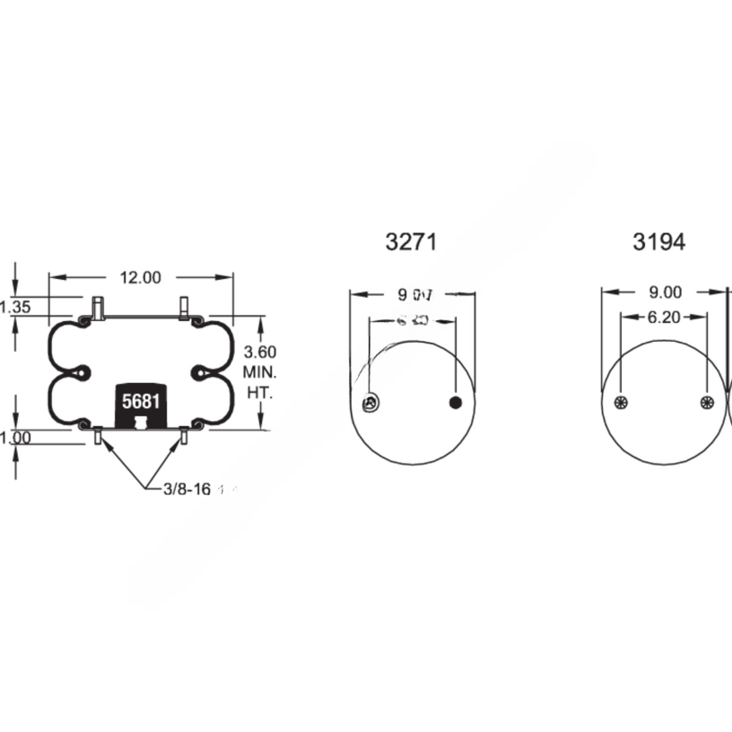 FI  W01 358 7555 AIR SPRING