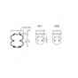 FI  W01 358 7659 DOUBLE CONVOLUTED AIRSPRING