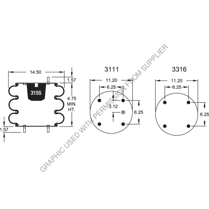 FI  W01 358 7839 AIR SPRING