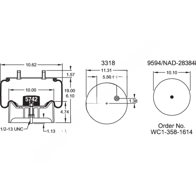 FI  W01 358 8091 AIR SPRING