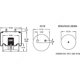 FI  W01 358 8093 AIR SPRING