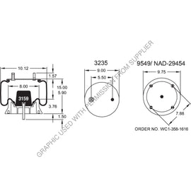 FI  W01 358 8203 AIR SPRING