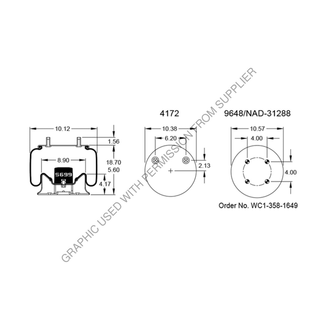 FI  W01 358 8631 AIR SPRING