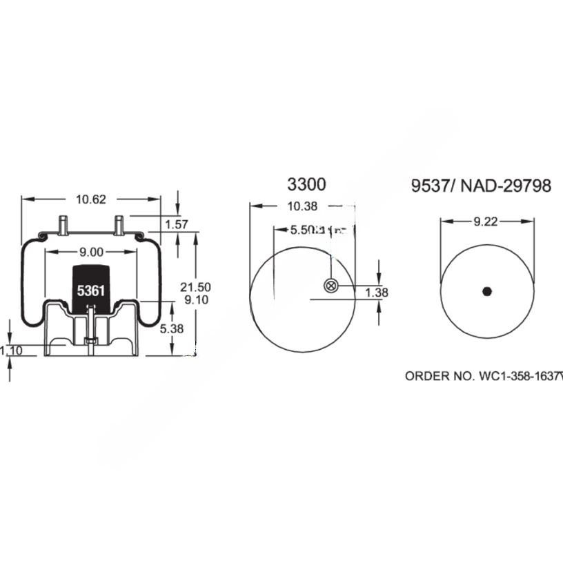 FI  W01 358 8708 AIR SPRING
