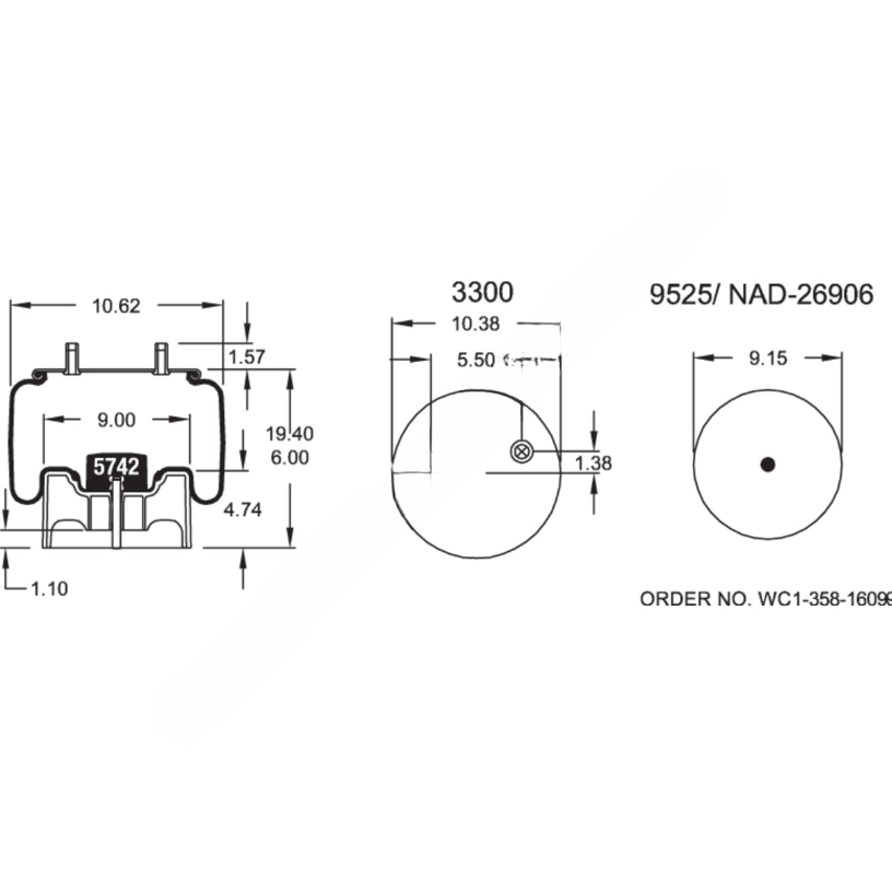 FI  W01 358 8709 AIR SPRING