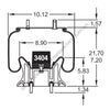 FI  W01 358 8720 AIR SPRINGRVRSBLE, 1T17B7 RB 3/4CF PBW