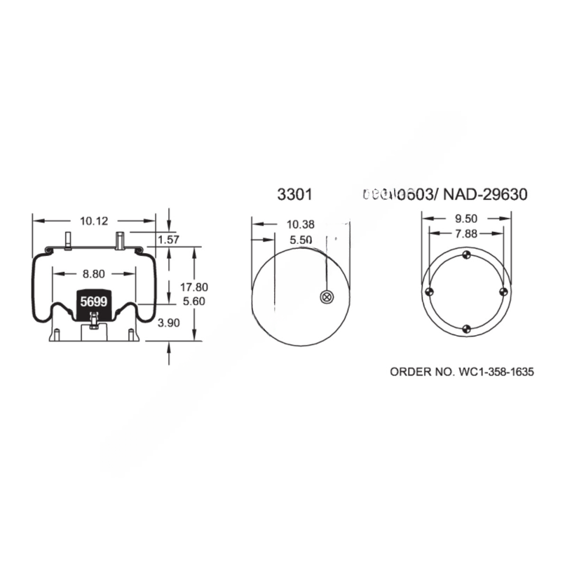 FI  W01 358 8723 AIR SPRING