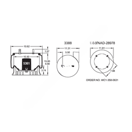 FI  W01 358 8760 AIR SPRING