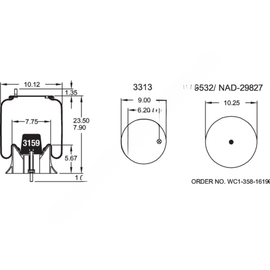 FI  W01 358 8842 AIR SPRING