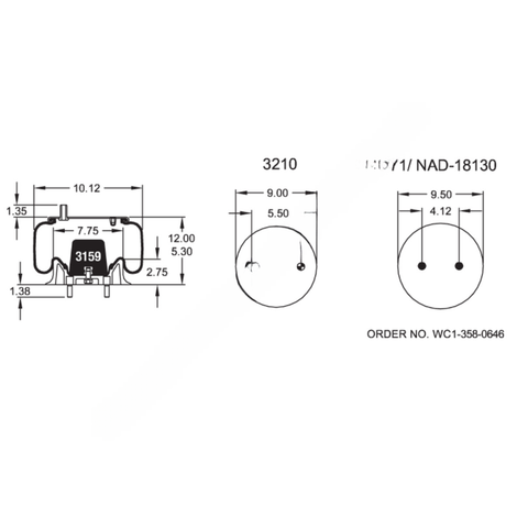 FI  W01 358 8964 AIR SPRING