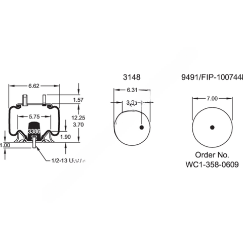 FI  W01 358 8997 AIR SPRING