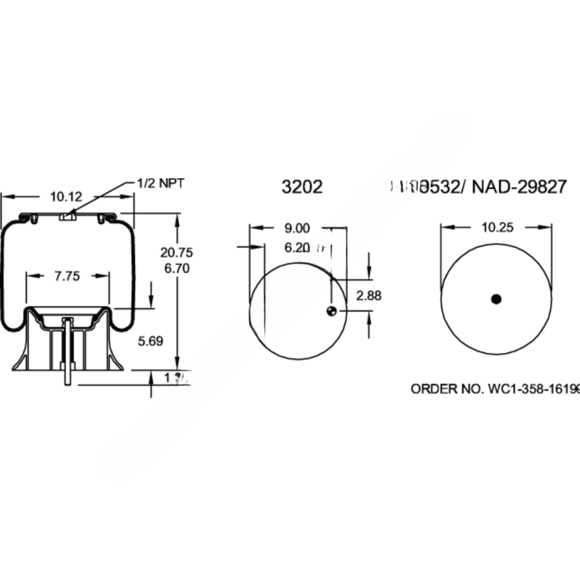 FI  W01 358 9026 AIR SPRING