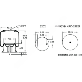 FI  W01 358 9026 AIR SPRING
