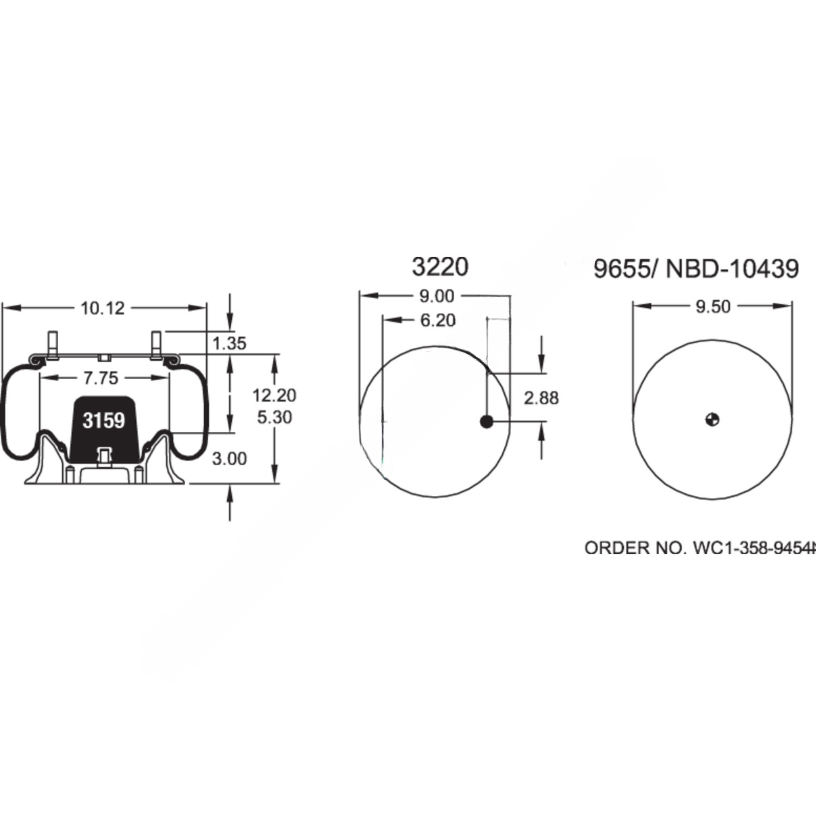 FI  W01 358 9033 AIR SPRING