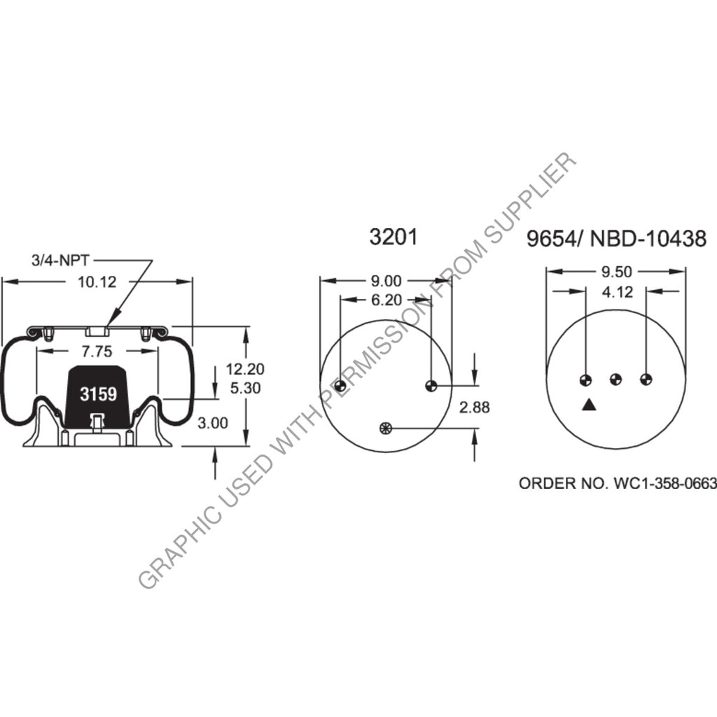 FI  W01 358 9036 AIR SPRING